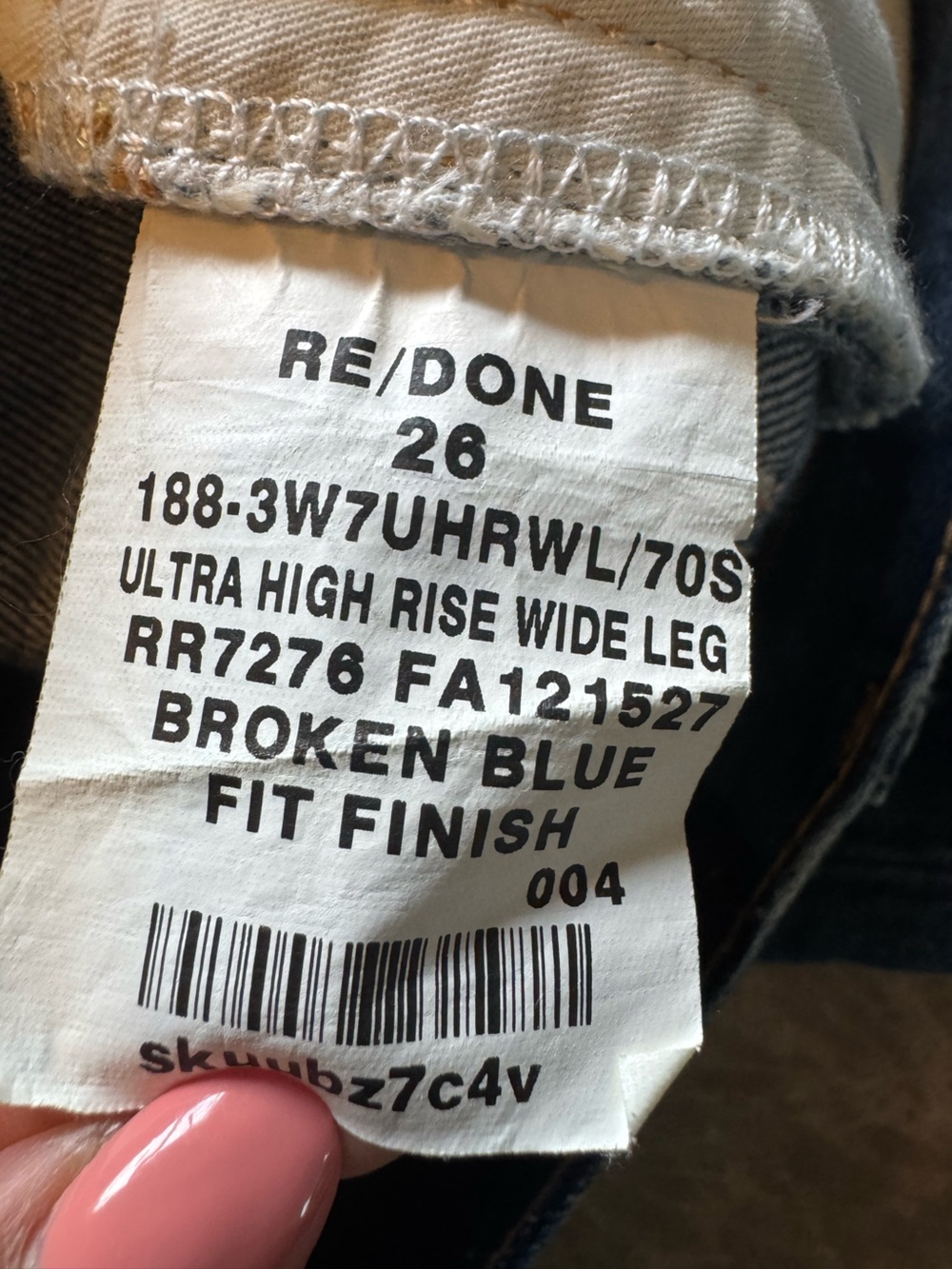 rag & bone Ultra High Rise Wide Leg Jeans
Size 26 - Picture 9 of 13